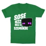 Zöld Minecraft gyerek rövid ujjú póló - Sose nézz bele a szemükbe – Enderman