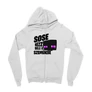 Fehér Minecraft zipzáros pulóver - Sose nézz bele a szemükbe - Enderman