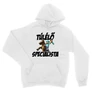 Fehér Minecraft unisex kapucnis pulóver - Túlélő specialista