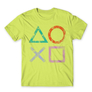 Kép 2/25 - Almazöld PlayStation - férfi rövid ujjú póló - Symbols