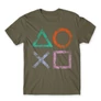 Cink PlayStation - férfi rövid ujjú póló - Symbols