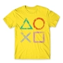 Kép 7/25 - Citromsárga PlayStation - férfi rövid ujjú póló - Symbols