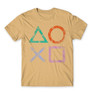 Kép 11/25 - Homok PlayStation - férfi rövid ujjú póló - Symbols