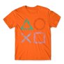 Kép 13/25 - Narancs PlayStation - férfi rövid ujjú póló - Symbols