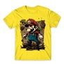 Kép 7/24 - Citromsárga Super Mario férfi rövid ujjú póló - Grunge