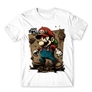 Kép 9/24 - Fehér Super Mario férfi rövid ujjú póló - Grunge