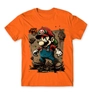 Kép 13/24 - Narancs Super Mario férfi rövid ujjú póló - Grunge
