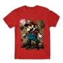Kép 14/24 - Piros Super Mario férfi rövid ujjú póló - Grunge