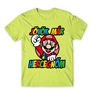 Almazöld Super Mario férfi rövid ujjú póló - Herceg