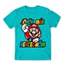 Atollkék Super Mario férfi rövid ujjú póló - Herceg