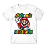 Kép 1/24 - Fehér Super Mario férfi rövid ujjú póló - Herceg
