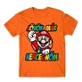 Narancs Super Mario férfi rövid ujjú póló - Herceg