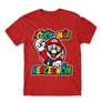 Piros Super Mario férfi rövid ujjú póló - Herceg