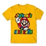 Sárga Super Mario férfi rövid ujjú póló - Herceg