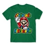Zöld Super Mario férfi rövid ujjú póló - Herceg