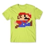 Almazöld Super Mario férfi rövid ujjú póló - Jump