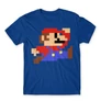 Királykék Super Mario férfi rövid ujjú póló - Jump