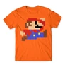 Narancs Super Mario férfi rövid ujjú póló - Jump