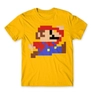 Kép 15/24 - Sárga Super Mario férfi rövid ujjú póló - Jump