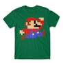 Kép 24/24 - Zöld Super Mario férfi rövid ujjú póló - Jump