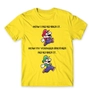 Kép 7/24 - Citromsárga Super Mario férfi rövid ujjú póló - Remember