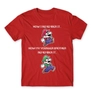 Kép 15/24 - Piros Super Mario férfi rövid ujjú póló - Remember