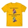 Sárga Super Mario férfi rövid ujjú póló - Remember