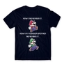 Kép 17/24 - Sötétkék Super Mario férfi rövid ujjú póló - Remember