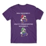 Sötétlila Super Mario férfi rövid ujjú póló - Remember