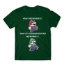 Kép 20/24 - Sötétzöld Super Mario férfi rövid ujjú póló - Remember