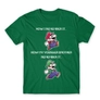 Kép 24/24 - Zöld Super Mario férfi rövid ujjú póló - Remember