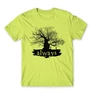 Almazöld Harry Potter férfi rövid ujjú póló - Always Tree silhouette