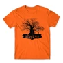 Narancs Harry Potter férfi rövid ujjú póló - Always Tree silhouette