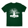 Kép 20/25 - Sötétzöld Harry Potter férfi rövid ujjú póló - Always Tree silhouette