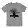 Sportszürke Harry Potter férfi rövid ujjú póló - Always Tree silhouette