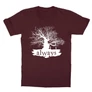 Bordó Harry Potter gyerek rövid ujjú póló - Always Tree silhouette