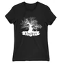 Fekete Harry Potter női rövid ujjú póló - Always Tree silhouette