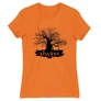 Narancs Harry Potter női rövid ujjú póló - Always Tree silhouette