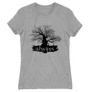 Sportszürke Harry Potter női rövid ujjú póló - Always Tree silhouette