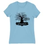 Világoskék Harry Potter női rövid ujjú póló - Always Tree silhouette