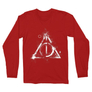 Kép 4/6 - Piros Harry Potter férfi hosszú ujjú póló - Deathly hallows symbol