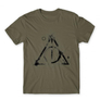 Kép 7/25 - Cink Harry Potter férfi rövid ujjú póló - Deathly hallows symbol