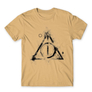 Kép 11/25 - Homok Harry Potter férfi rövid ujjú póló - Deathly hallows symbol