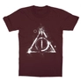 Kép 4/14 - Bordó Harry Potter gyerek rövid ujjú póló - Deathly hallows symbol