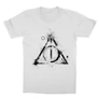Fehér Harry Potter gyerek rövid ujjú póló - Deathly hallows symbol