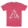 Pink Harry Potter gyerek rövid ujjú póló - Deathly hallows symbol