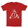 Kép 9/14 - Piros Harry Potter gyerek rövid ujjú póló - Deathly hallows symbol