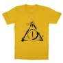 Sárga Harry Potter gyerek rövid ujjú póló - Deathly hallows symbol