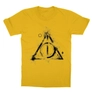 Kép 10/14 - Sárga Harry Potter gyerek rövid ujjú póló - Deathly hallows symbol