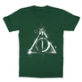 Kép 11/14 - Sötétzöld Harry Potter gyerek rövid ujjú póló - Deathly hallows symbol
